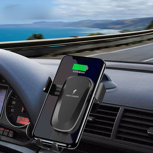 10W Wireless a carica rapida supporto per auto a gravità stile presa d'aria caricabatterie Qi universale per tutti i telefoni cellulari stazioni di ricarica - Product Image 3