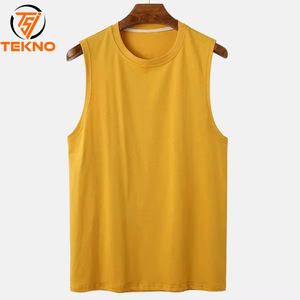 เสื้อกล้ามแขนกุดมีสไตล์สำหรับวัยรุ่นไซส์ใหญ่พิเศษ, เสื้อกล้ามถักระบายอากาศได้ดี - Product Image 1