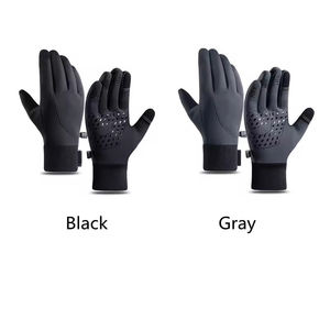 สำหรับชายและหญิงถุงมือกีฬาสำหรับวิ่งและวิ่งออกกำลังกายหน้าจอสัมผัสซิลิโคนโลโก้ตามสั่ง - Product Image 2