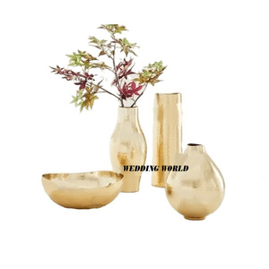 Jarrón de suelo de Metal hecho a mano de calidad superior diseño moderno decoración de boda ecológica tamaño personalizable decoración de oficina plata - Product Image 6