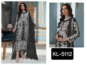 ชุดแต่งงานสไตล์อินเดียและปากีสถานผ้าออร์แกนซ่าขนาดใหญ่ประดับเพชรและงานปักตามลำดับชุดสูททำงาน salwar kameez พร้อม dupatta - Product Image 6