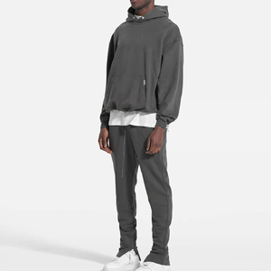 Ensemble pantalon de survêtement et sweat à capuche personnalisé OEM ensemble pantalon de survêtement et sweat à capuche pour hommes courts - Product Image 1