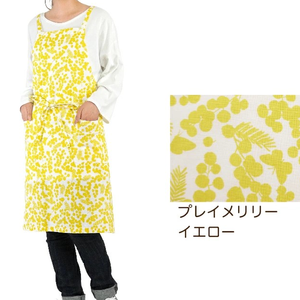 ผ้ากันเปื้อนผ้าฝ้ายลายดอกไม้85ซม. ปรับได้ผูกด้านหน้าได้5ลาย - Product Image 3