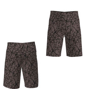 Pantalones cortos de mezclilla de peso pesado con serigrafía de algodón lavado con ácido para hombres, pantalones cortos deportivos rectos con estampado grande Digital personalizado - Product Image 6