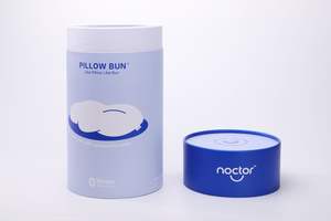 Boîte cylindrique écologique sur mesure Papier kraft et tube de papier d'art Avantage UV avec feuille et gaufrage pour oreiller de sieste - Product Image 5