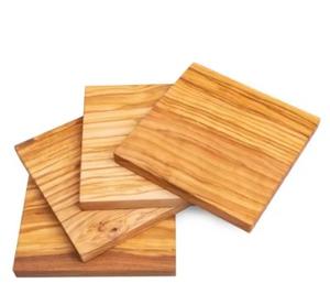 แผ่นรองแก้วไม้ดีไซน์หรูหรา - แผ่นรองแก้วทรงสี่เหลี่ยม ทนทาน เป็นมิตรกับสิ่งแวดล้อม พร้อมโลโก้สั่งทำ ไม้ธรรมชาติ สำหรับใช้ในบ้าน โรงแรม ร้านอาหาร - Product Image 6