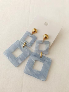 Trendy Resin Dangle <b>Earrings</b> Angel Handmade Durable for Women Stylish <b>Hook</b> Jewelry Party Wear Fashion Accessories Affordable - Product Image 3