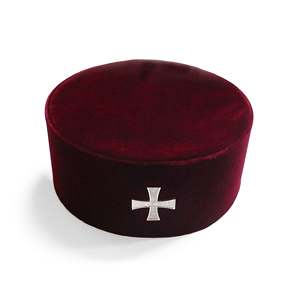 Nouvelle conception de boîte de rangement pour couronne maçonnique / Casquette souple, Régalia maçonnique, Maître maçon, Artisanat maçonnique, Rang provincial, Brodé - Product Image 2
