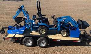 Tracteur tondeuse à gazon LS 55HP avec chargeur frontal, pelle arrière, moteur et pompe sans fil, 2 temps, qualité pour les États-Unis/ l'Europe/ la Pologne/ la Norvège/ le Danemark - Product Image 3