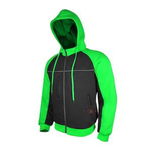 Sweats à capuche en molleton de coton pour motards, prix de gros personnalisés pour hommes, vêtements de sécurité pour la conduite à moto, fabricant - Product Image 1