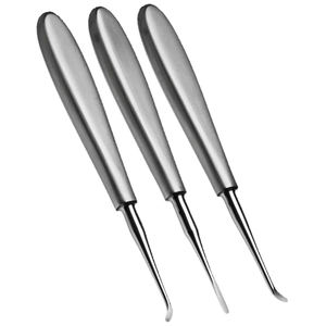 Ensemble de 3 Élévateurs de Chirurgie Dentaire Apicale Manuels en Acier Inoxydable, Ensemble d'Instruments, Base de Sécurité ISO13485, Instruments Chirurgicaux CE - Product Image 2