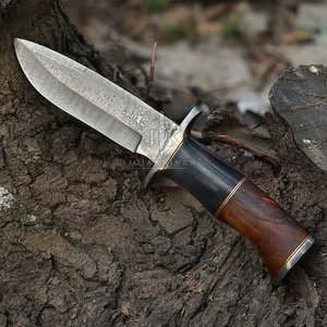 Nouveaux Couteaux de Chasse en Acier Damas de Haute Qualité avec Manche en Bois, Personnalisables OEM - Product Image 5