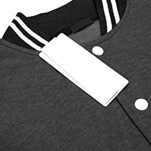 Veste universitaire en laine légère de haute qualité pour hommes, design baseball, poche en toile, décoration, hiver 2026 - Product Image 3