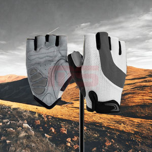 Guantes de bicicleta Gel transpirable a prueba de golpes Hombres Mujeres Medio dedo Deporte Personalizado Protección completa de La Palma Guantes de ciclo - Product Image 1