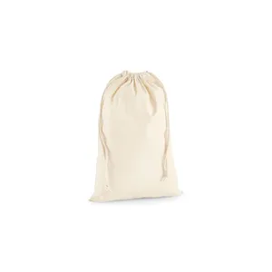 Sacchetto Promozionale Personalizzato XS in Cotone Premium con Coulisse per Sport e Merchandising - Product Image 1