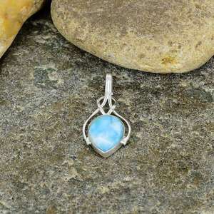 จี้สร้อยคออัญมณีรูปลูกแพร์สำหรับผู้หญิงจี้ห้อยคอสีเงินสเตอร์ลิง925เป็นของขวัญที่สมบูรณ์แบบสำหรับทุกเพศ - Product Image 4