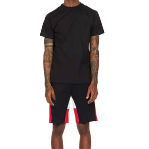 Ensemble T-shirt et short pour hommes élégants et pratiques personnalisés OEM-Confortable et durable pour les hommes actifs - Product Image 6
