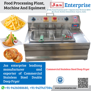 Friteuse électrique professionnelle à double cuve d'occasion pour hôtels et restaurants - Product Image 3