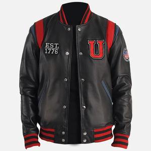 Chaquetas Cortavientos Varsity Personalizables de Primera Calidad para Hombre, Estilo Universitario, Hip Hop, Ropa Urbana y de Fiesta, Tela de Lona - Product Image 1