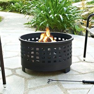 Modern Eco-Friendly Wood Burning Iron <b>Fire</b> <b>Pit</b> with Customized Color for Natural Outdoor Heating and Authentic Campfire Ambience - Product Image 5