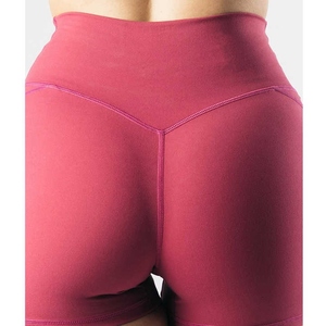 Pantalones cortos de Yoga sin costuras elásticos de 4 vías de alta calidad para mujer, conjunto de ropa deportiva para gimnasio - Product Image 1