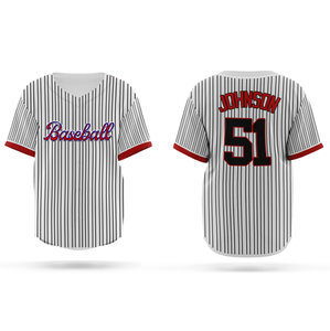 Uniforme de Baloncesto para Adultos, Jersey con Botones y Bordado Sublimado, Tops de Equipo Transpirables, Ropa de Softbol, Talla Grande - Product Image 6