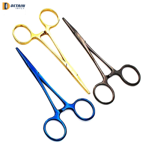 Instrumentos quirúrgicos médicos, fórceps para hemostatos de mosquitos, pinzas de bloqueo, abrazadera curvada Sutur Kit, instrumento médico - Product Image 5