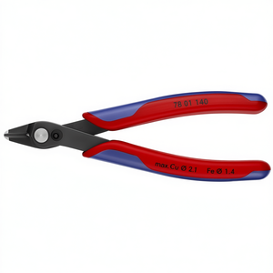 กรรไกรและกรรไกรตัดแบบอิเล็กทรอนิกส์ Knipex Electronic Super Knips XL ด้ามจับเคลือบเงาพร้อมด้ามจับแบบหลายส่วนประกอบ - Product Image 2