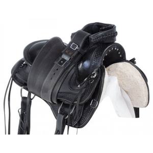 Selle de cheval occidentale en cuir véritable de Shyam International 100% fabriquée à la main en Inde - Product Image 5