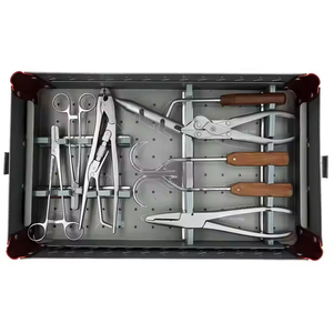 Retractor de columna cervical anterior manual ortopédico certificado CE, kit de instrumentos quirúrgicos de acero, servicio OEM - Product Image 4