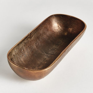 Bols décoratifs en forme de bords ronds rectangulaires fabriqués à la main avec cuisine de couleur antique utilisée pour servir des collations aux fruits Utilisation du Ramadan - Product Image 1
