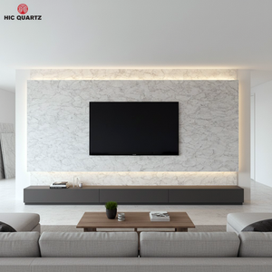 Tùy chỉnh sang trọng calacatta grey đá cẩm thạch nhìn tay đánh bóng 3cm Quartz slab cao cấp cắt thạch anh Countertop cho nhà bếp Vanity <span class=keywords><strong>Bar</strong></span> - Product Image 4