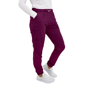 Uniforme de Spa pour hommes, Style professionnel, hôpital médical, dentaire, Logo personnalisé, ensemble de gommes d'infirmière, Logo imprimé, violet - Product Image 2