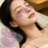 Patchs hydrogel pour les yeux au collagène cristallin, doux et non irritants, personnalisables OEM/ODM, marque privée