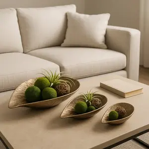 ชามเซรามิกตกแต่งหรูหราทันสมัย งานศิลปะระดับไฮเอนด์ ดีไซน์เนอร์ ผลิตจากวัสดุรักษ์โลก สไตล์อเมริกัน ทรงกลม สำหรับตกแต่งบ้าน - Product Image 1