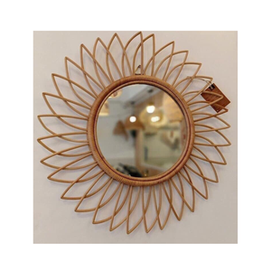 High Quality Decorated Antique <b>Mirror</b> Rattan From Top Vietnam Manufacturer <b>Vintage</b> Decorative Antique <b>Mirror</b> for Wall - Product Image 3