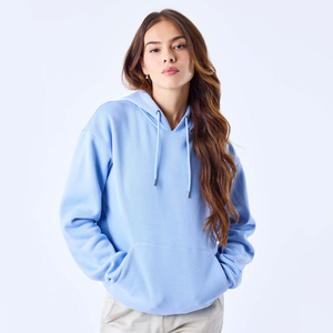 Sweat-shirt oversize pour femmes à prix de gros, 100% coton, léger, respirant, impression de logo personnalisée - Product Image 4