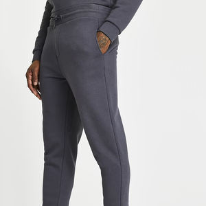 กางเกงวิ่งผ้าฟลีซสำหรับผู้ชายกางเกงวิ่งขายาวผ้าฟลีซทรงโอเวอร์ไซส์สไตล์ลำลองออกแบบโลโก้ได้ตามต้องการ - Product Image 6