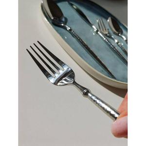 Juego de Cubiertos de Acero Inoxidable Mate de 5 Piezas, Apto para Alimentos, Premium, para Bodas y Restaurantes, Reutilizable - Product Image 5