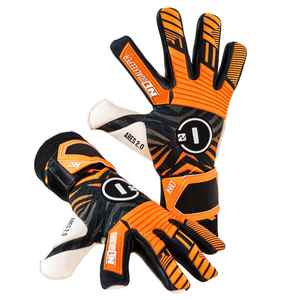 Gants de gardien de but en cuir coupe personnalisée poignée en latex de football en gros poignée en cuir et latex confortable pour les sports de plein air - Product Image 1