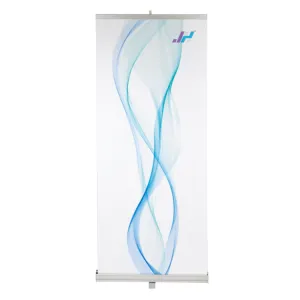 Supporto Extra pesante in alluminio Roll up Banner Pop up Baner espositore pubblicitario per lo Shopping