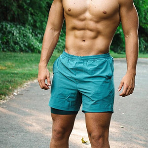 High Street Style Pantalones cortos atléticos para hombres Nuevo diseño 100% algodón Calidad Premium Jersey liso Patrón sólido Pantalones cortos atléticos - Product Image 2