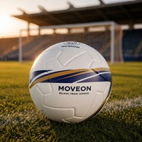 Balón de Fútbol Personalizado con Logotipo, Tamaño 3/4/5, Balón de Fútbol Profesional para Partidos, Cosido a Máquina y Termosellado, Cuero PU y Cámara de Butilo