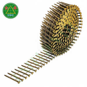 Clou à bobine à 15 degrés 1-1/4 "avec 14000 pièces OEM anneau de revêtement jaune en fil de fer en acier/lisse/tige à vis Type spirale fabriqué au Vietnam - Product Image 3