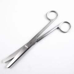 Tijeras curvas de acero inoxidable estándar alemán Doyen, grapadora de piel con Clip Manual, tijeras quirúrgicas romas/romas - Product Image 5