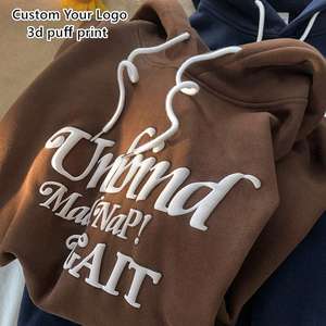 Sweats à capuche unisexes personnalisés 320 GSM Premium Sweatshirts Prix d'usine Vente en gros Doux Confortable Chaud Sweats à capuche lourds - Product Image 2