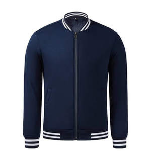 Vente en gros Veste d'université de baseball pour hommes Vêtements d'extérieur de sport à manches longues personnalisée Veste d'université de baseball décontractée pour hommes - Product Image 2