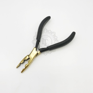 Alicates dorados y negros sostenibles con empuñadura negra Precio al por mayor Alicates de acero inoxidable de alta calidad Etiqueta personalizada aceptada - Product Image 2