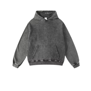 Sweat à capuche pour homme de haute qualité, style vintage, 100% coton, impression numérique écologique, tissu d'hiver 330g, service OEM PRO - Product Image 1