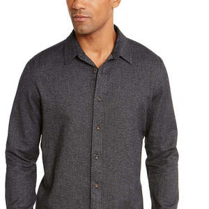 Camicia American Rag da Uomo in Twill Spazzolato, Vestibilità Regolare, 100% Cotone, Casual, Nera, Taglia L, Manica Lunga - Product Image 3